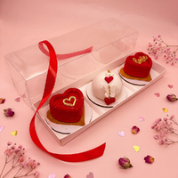 Набор муссовых пирожных  к 14 февраля